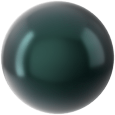 Crystal Round Pearl - CRYSTAL BLACK PEARL
