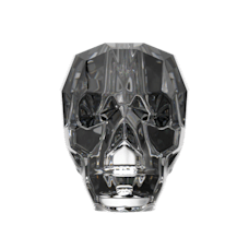 Skull Bead - CRYSTAL SILVNIGHT