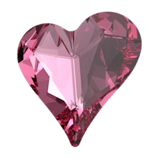 Sweet Heart Fancy Stone -  ROSE