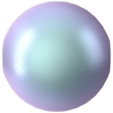 Crystal Round Pearl - CRYSTAL IRIDESC. LT BLUE PRL