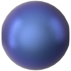 Crystal Round Pearl - CRYSTAL IRIDESC. DK BLUE PRL