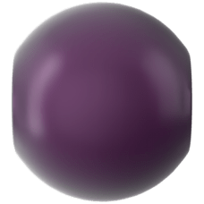 Crystal Round Pearl - CRYSTAL ELDERBERRY PRL