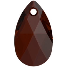 Pear-shaped Pendan -  SMOKED AMBER