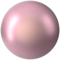 Crystal Round Pearl - CRYSTAL POWDER ROSE PEARL