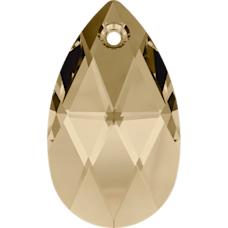 Pear-shaped Pendan - CRYSTAL GOLDEN SHADOW