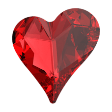 Sweet Heart Fancy Stone - LIGHT SIAM