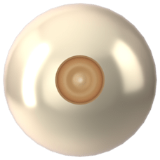 Swarovski  CRYSTAL CREAMROSE LT. PEARL 5818