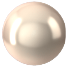 Swarovski  CRYSTAL CREAMROSE PEARL 5818
