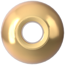 Swarovski  CRYSTAL GOLD PEARL 5810