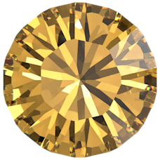 Swarovski  CHATON GOLDEN TOPAZ F 1028