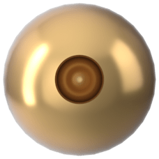 Swarovski  CRYSTAL BRIGHT GOLD PEAR 5818