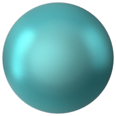 5817 - Crystal Iridescent Dark Turquoise Pearl
