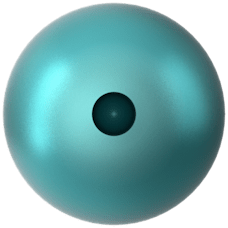 5818 - Crystal Iridescent Dark Turquoise Pearl