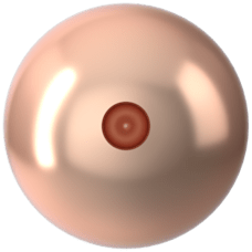 5818 - Crystal Rose Gold Pearl