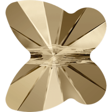 Butterfly Bead - CRYSTAL GOLDEN SHADOW