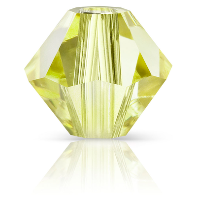 Preciosa Rondelle Beads - Acid Yellow