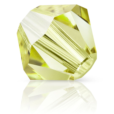 Preciosa Rondelle Beads - Acid Yellow