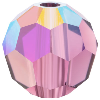 Preciosa Round Beads - Amethyst AB
