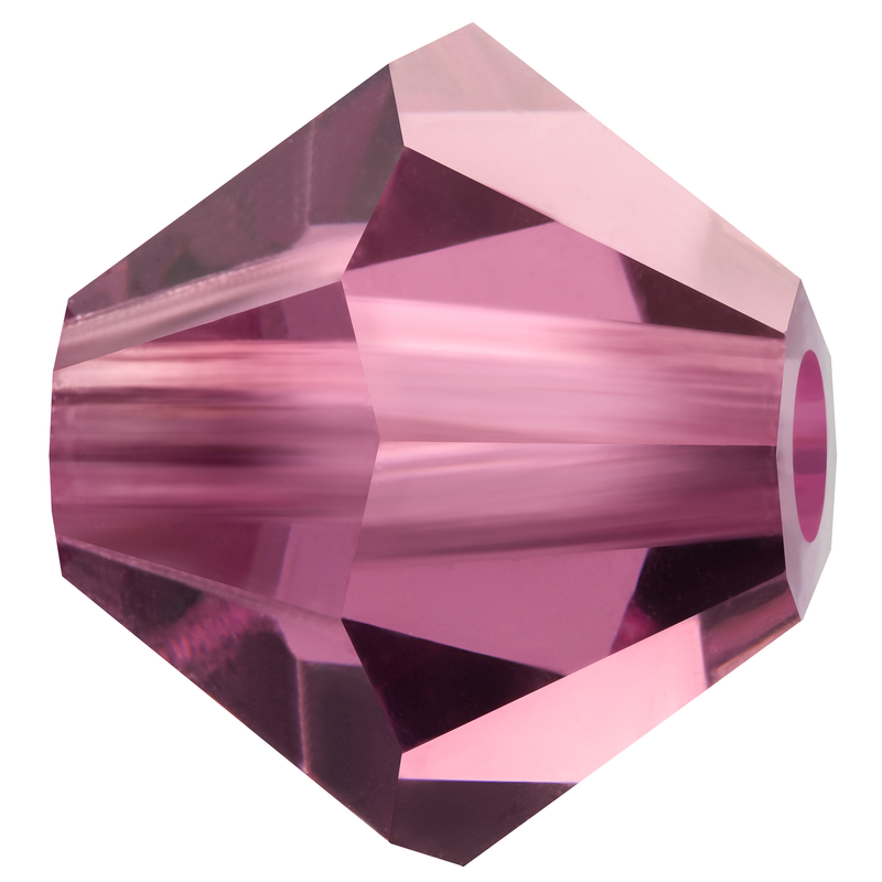 Preciosa Rondelle Beads - Amethyst