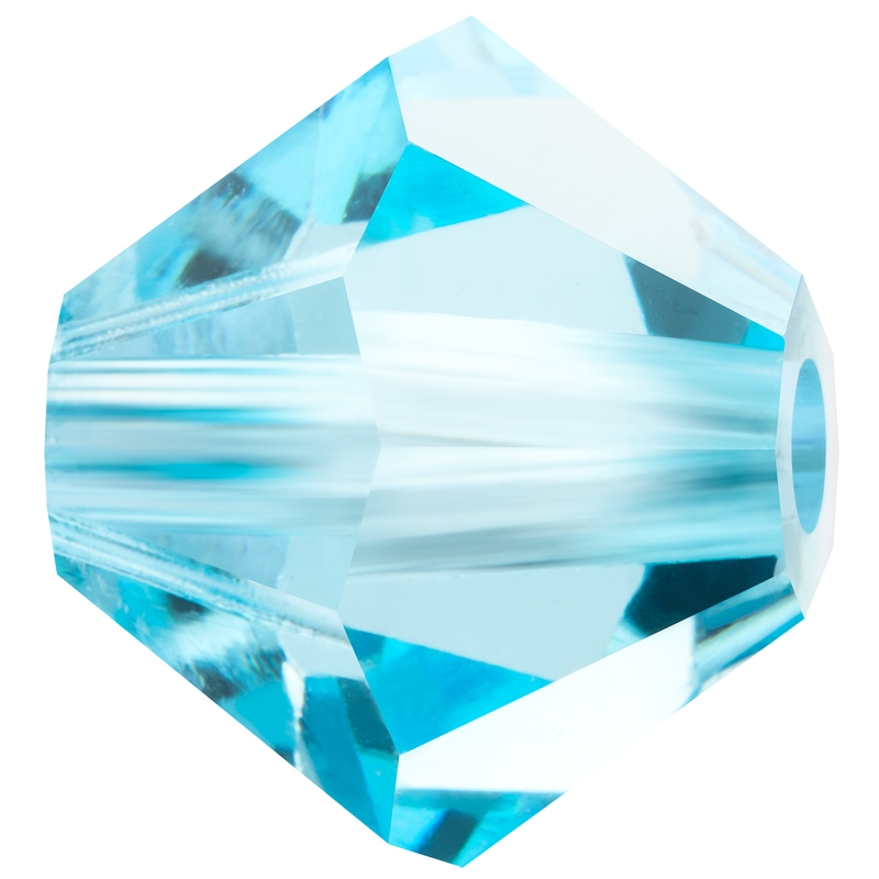 Preciosa Rondelle Beads - Aqua Bohemica