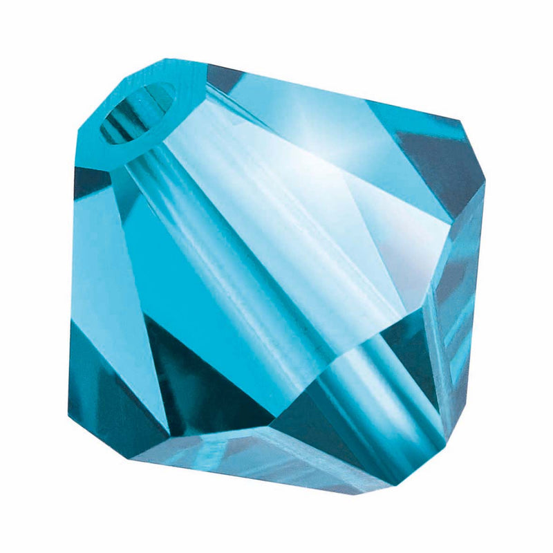 Preciosa Rondelle Beads - Aqua Bohemica