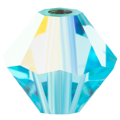 Preciosa Rondelle Beads - Aqua Bohemica AB