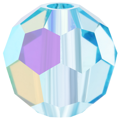 Preciosa Round Beads - Aqua Bohemica AB