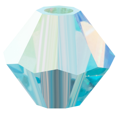 Preciosa Rondelle Beads - Aquamarine AB 2x