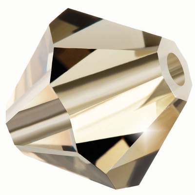 Preciosa Rondelle Beads - Black Diamond