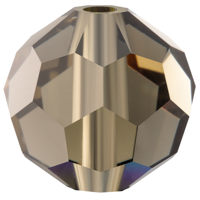 Preciosa Round Beads - Black Diamond