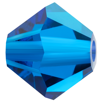 Preciosa Rondelle Beads - Capri Blue