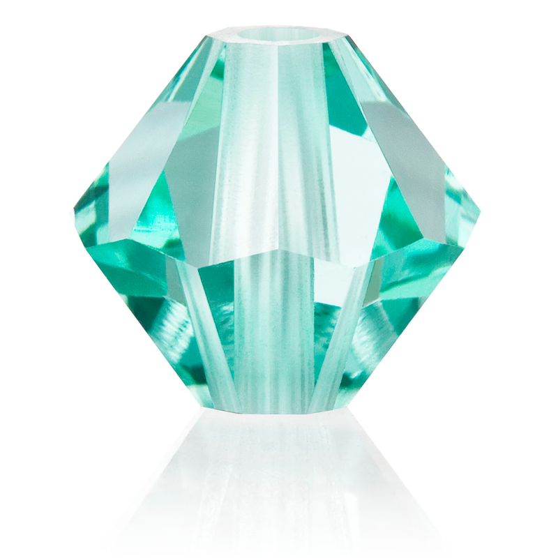 Preciosa Rondelle Beads - Caribbean Sea