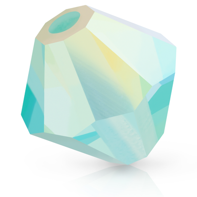 Preciosa Rondelle Beads - Caribbean Sea AB 2x