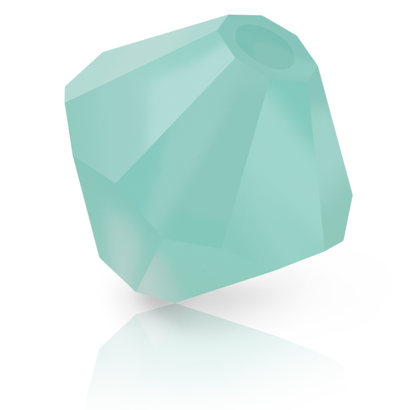 Preciosa Rondelle Beads - Caribbean Sea Matte