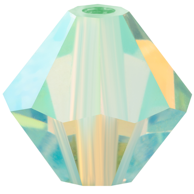 Preciosa Rondelle Beads - Chrysolite AB 2x