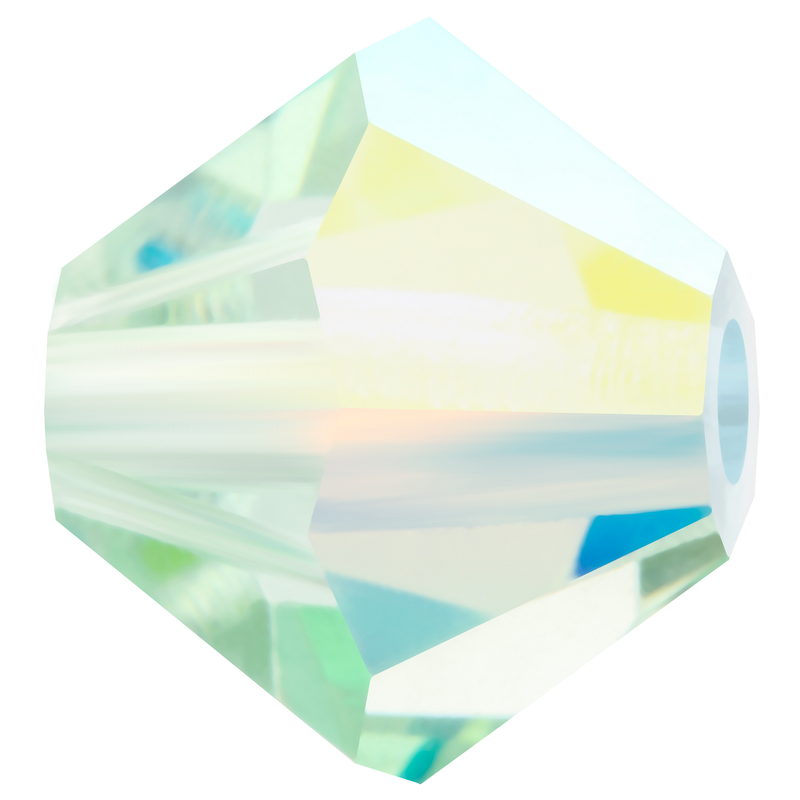 Preciosa Rondelle Beads - Chrysolite AB