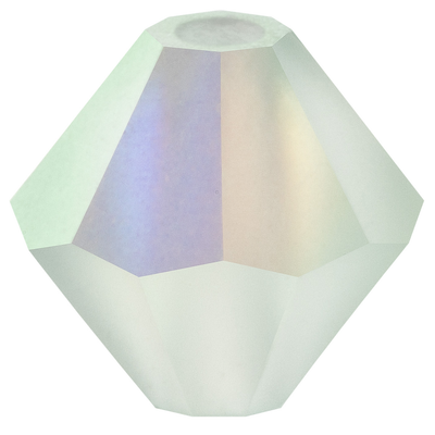 Preciosa Rondelle Beads - Chrysolite Matte AB