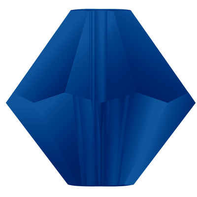 Preciosa Rondelle Beads - Cobalt Blue Matte