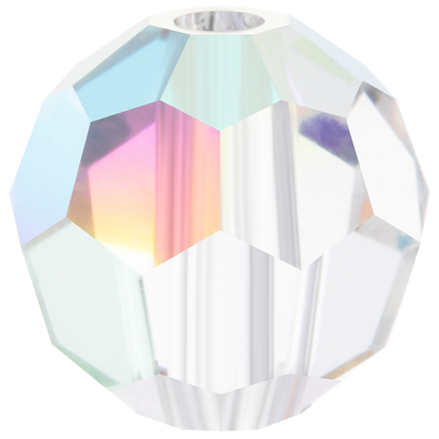 Preciosa Round Beads - Crystal AB