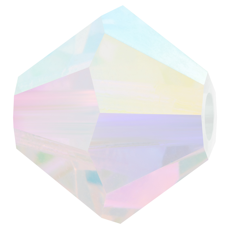 Preciosa Rondelle Beads - Crystal AB 2x