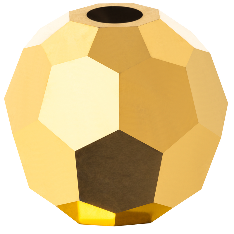 Preciosa Round Beads - Crystal Aurum Full