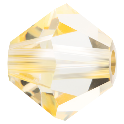 Preciosa Rondelle Beads - Crystal Blond Flare