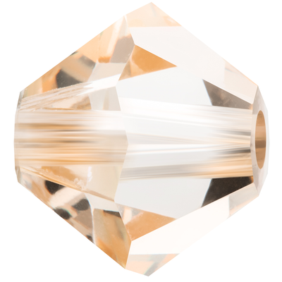 Preciosa Rondelle Beads - Crystal Honey