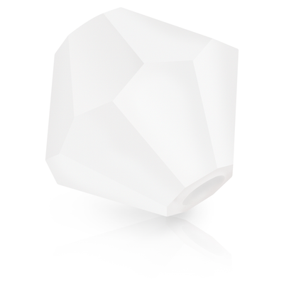 Preciosa Rondelle Beads - Crystal Matte