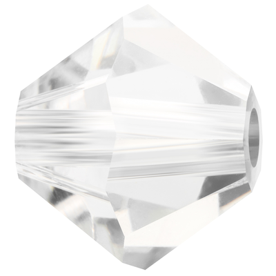 Preciosa Rondelle Beads - Crystal