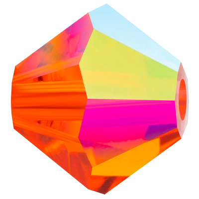 Preciosa Rondelle Beads - Hyacinth AB