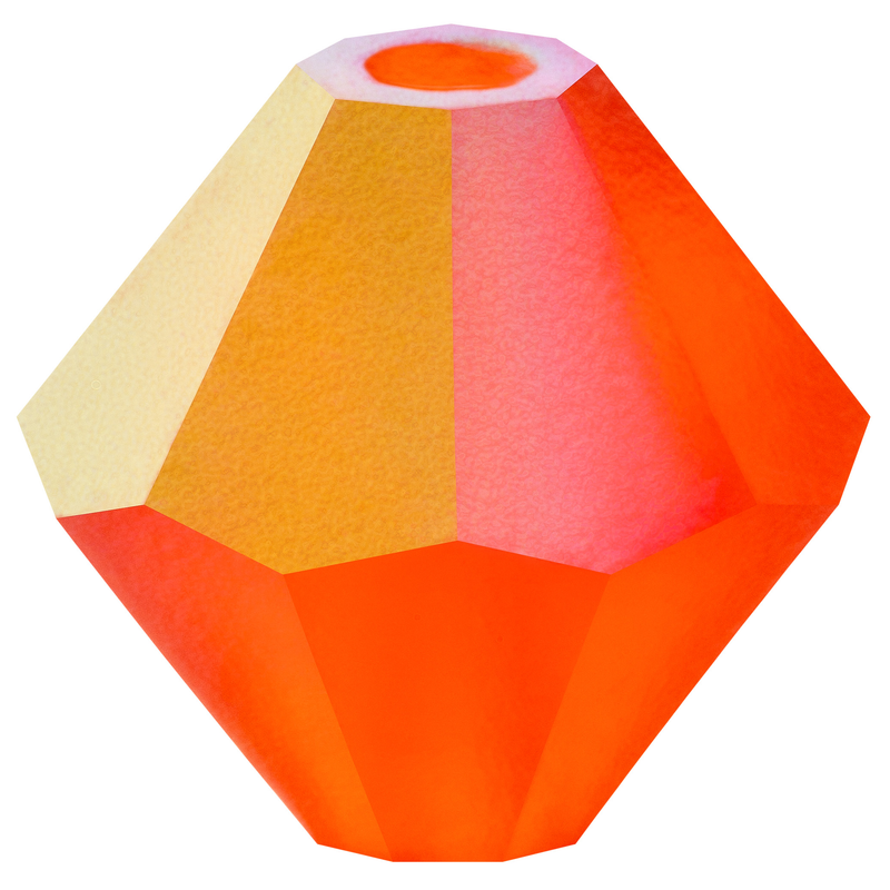 Preciosa Rondelle Beads - Hyacinth Matte AB