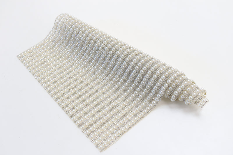 6mm White Pearl Crystal Sheet