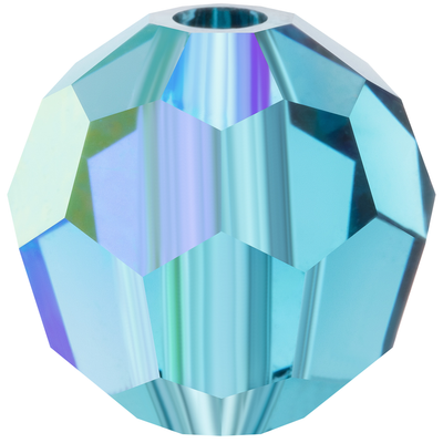 Preciosa Round Beads - Indicolite AB