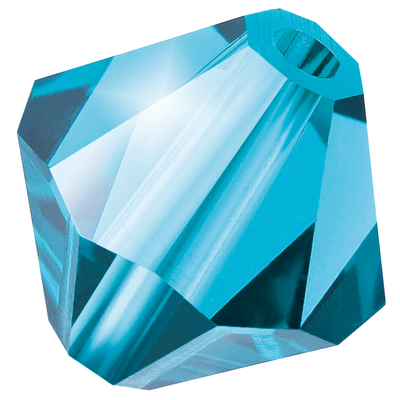 Preciosa Rondelle Beads - Indicolite